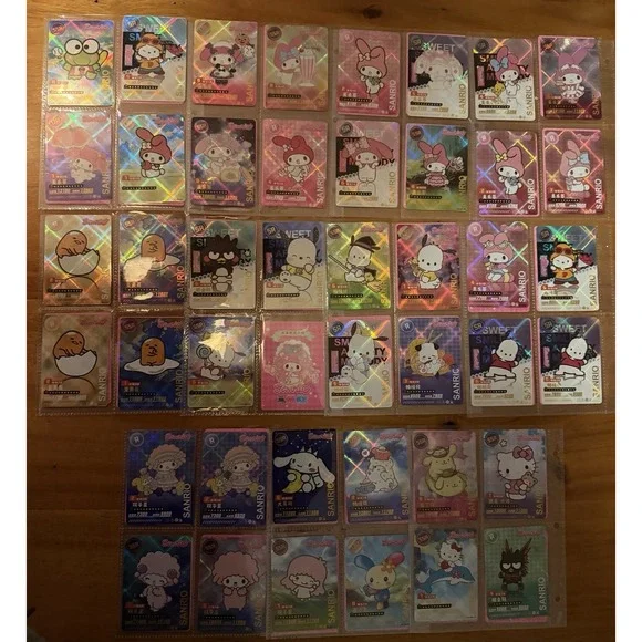 Various Sanrio, Hello Kitty, Kuromi And Others 209 Card Lot R SR SSR UR Binder - Picture 4 of 6